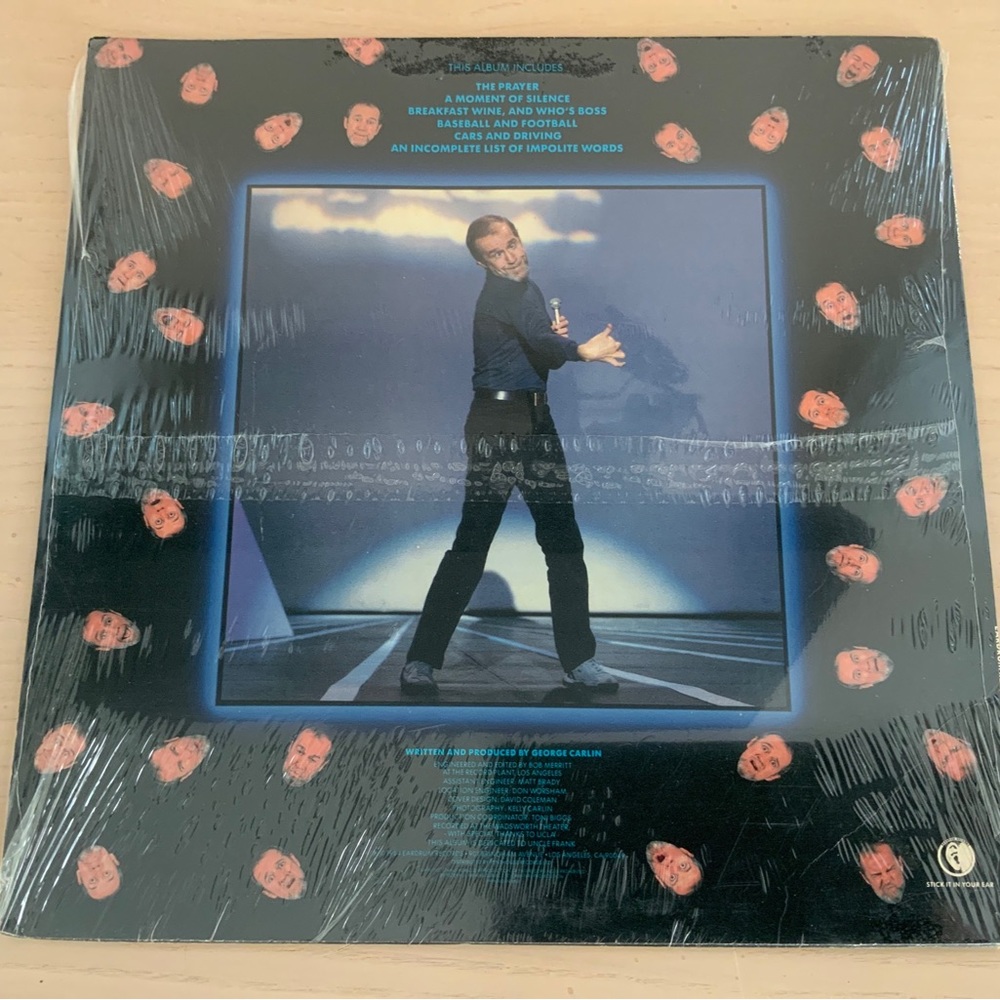 George Carlin On Campus Record Album Vintage Vinyl 350 Words Sealed